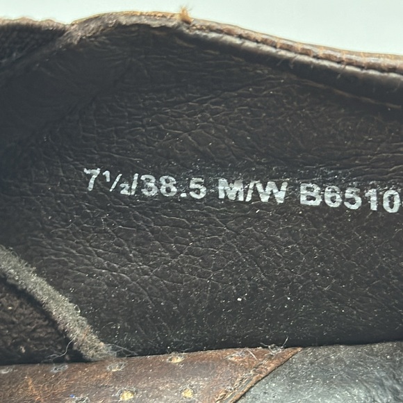 Born Brown Leather Slip On Loafer Size 7.5 MCL6121G - Picture 7 of 7
